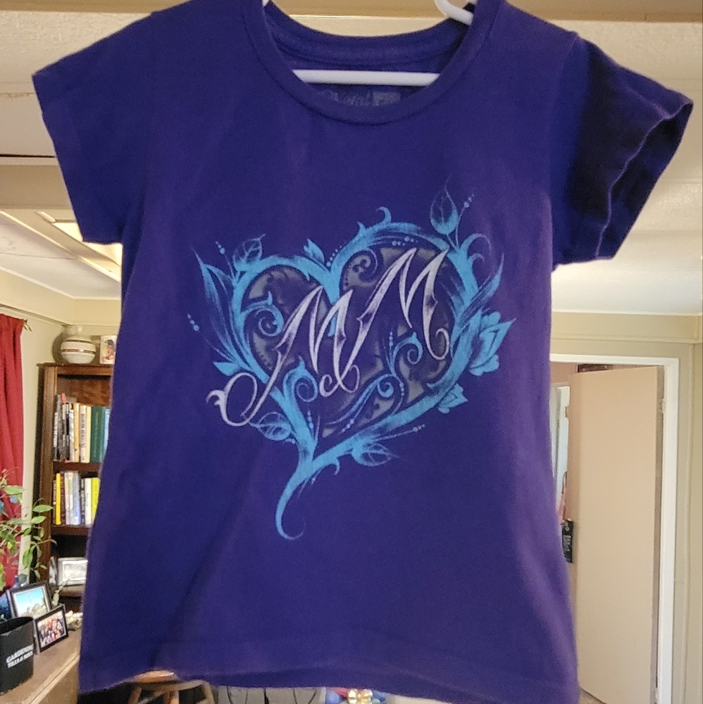 girls metal mulisha shirt size 5/6